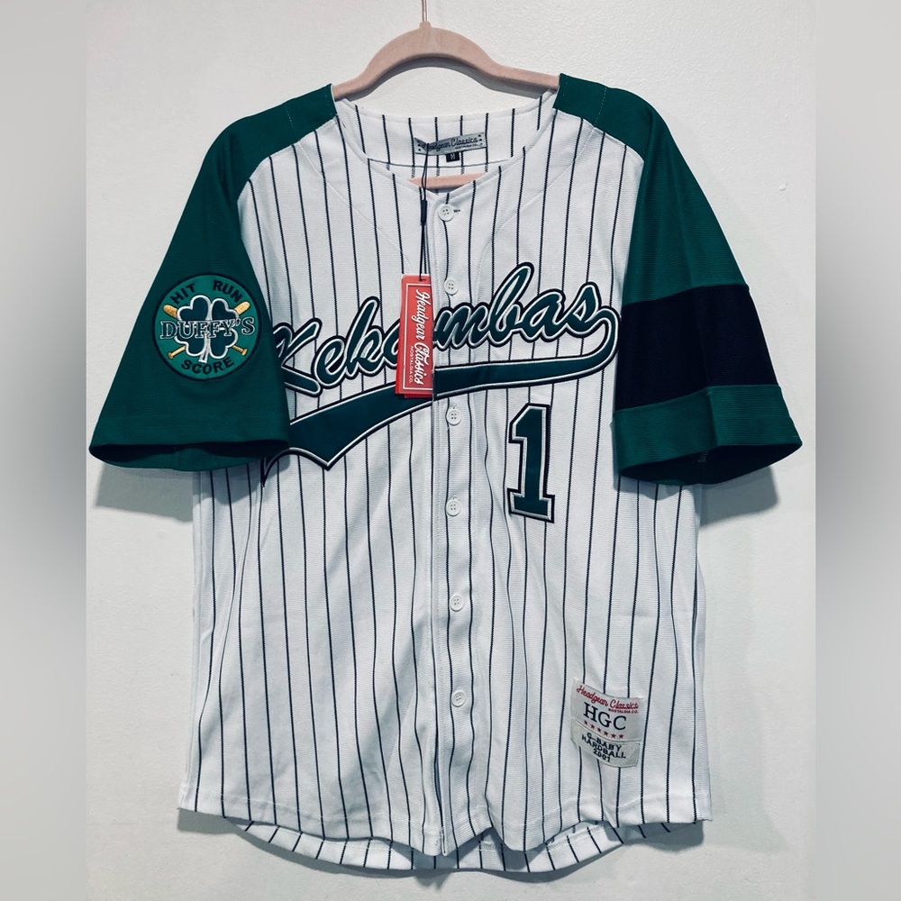 Headgear Classics G-Baby Kekambas Jarius Evans Hardball Jersey NWT Medium